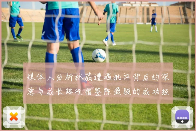 媒体人分析林葳遭遇批评背后的深意与成长路径借鉴陈盈骏的成功经验